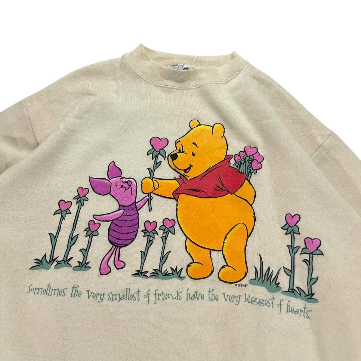 DISNEY WINNIE THE POOH AND PIGLET CREWNECK (M - L)