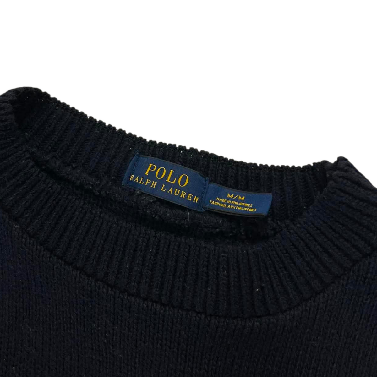 VINTAGE 100% COTTON RALPH LAUREN AMERICAN FLAG SWEATER (M)