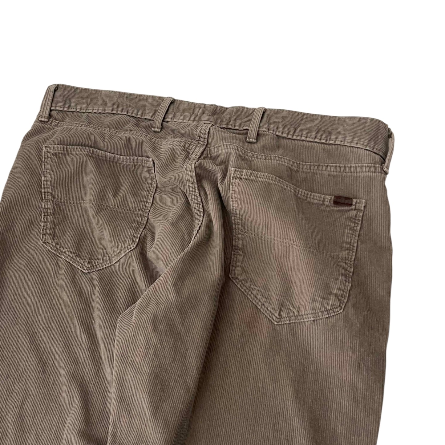 VINTAGE M&S COLLECTION BROWN CORDUROY PANTS (36")