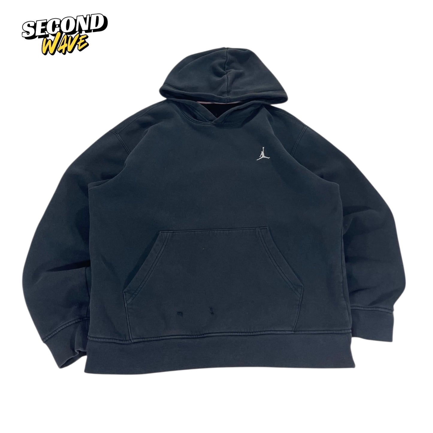 VINTAGE JORDAN FADED BLACK HOODIE (M)