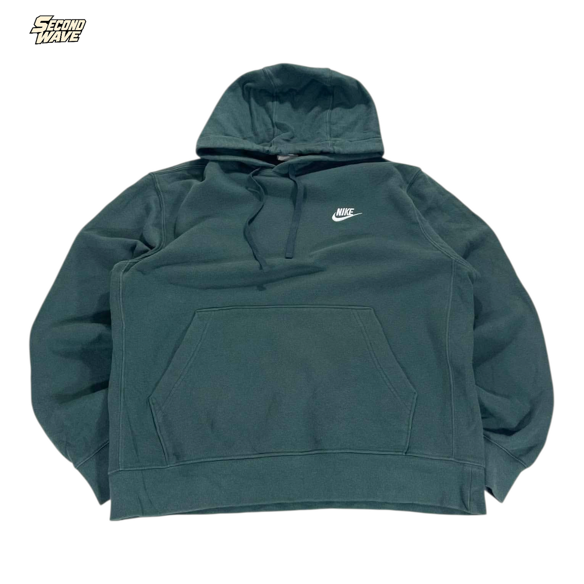 NIKE GREEN SWOOSH HOODIE (M)