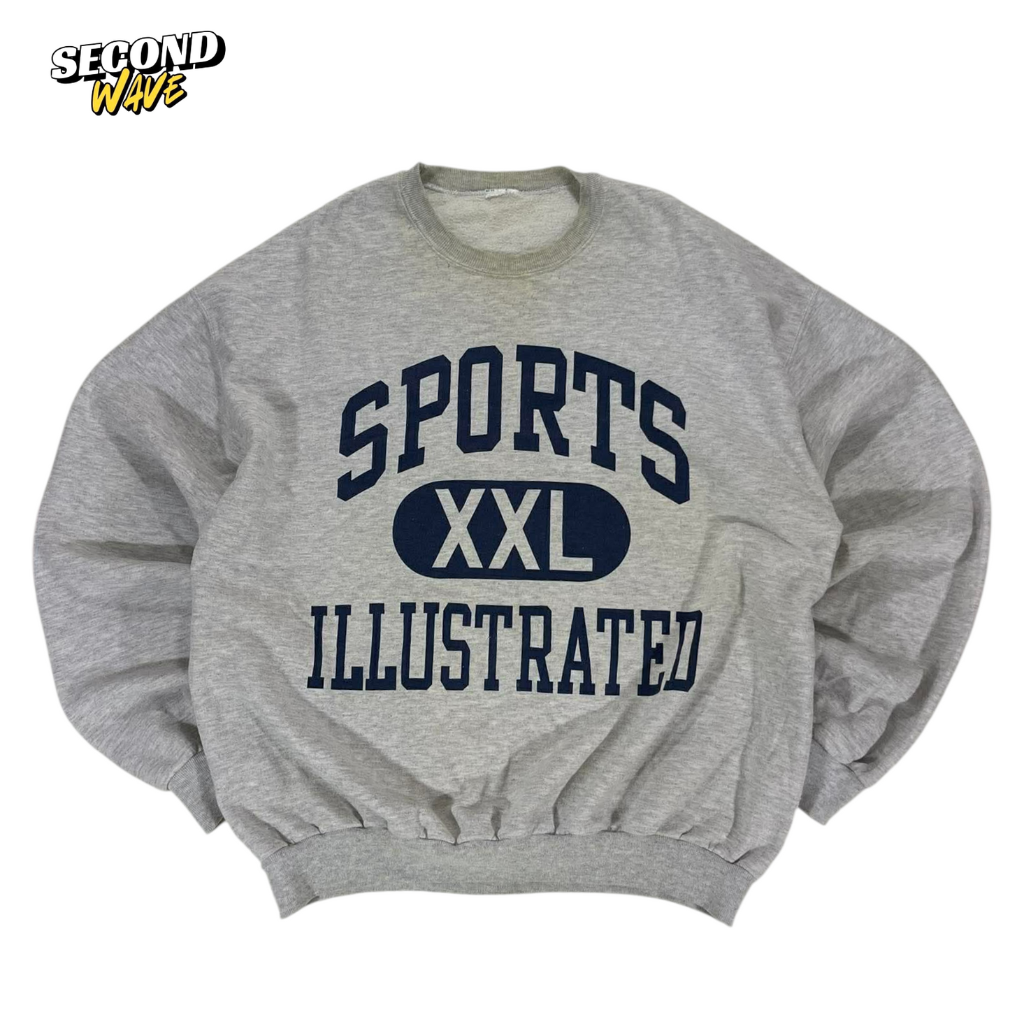 90S SPORTS ILLUSTRATED GREY CREWNECK SWEATSHIRT (L-XL)