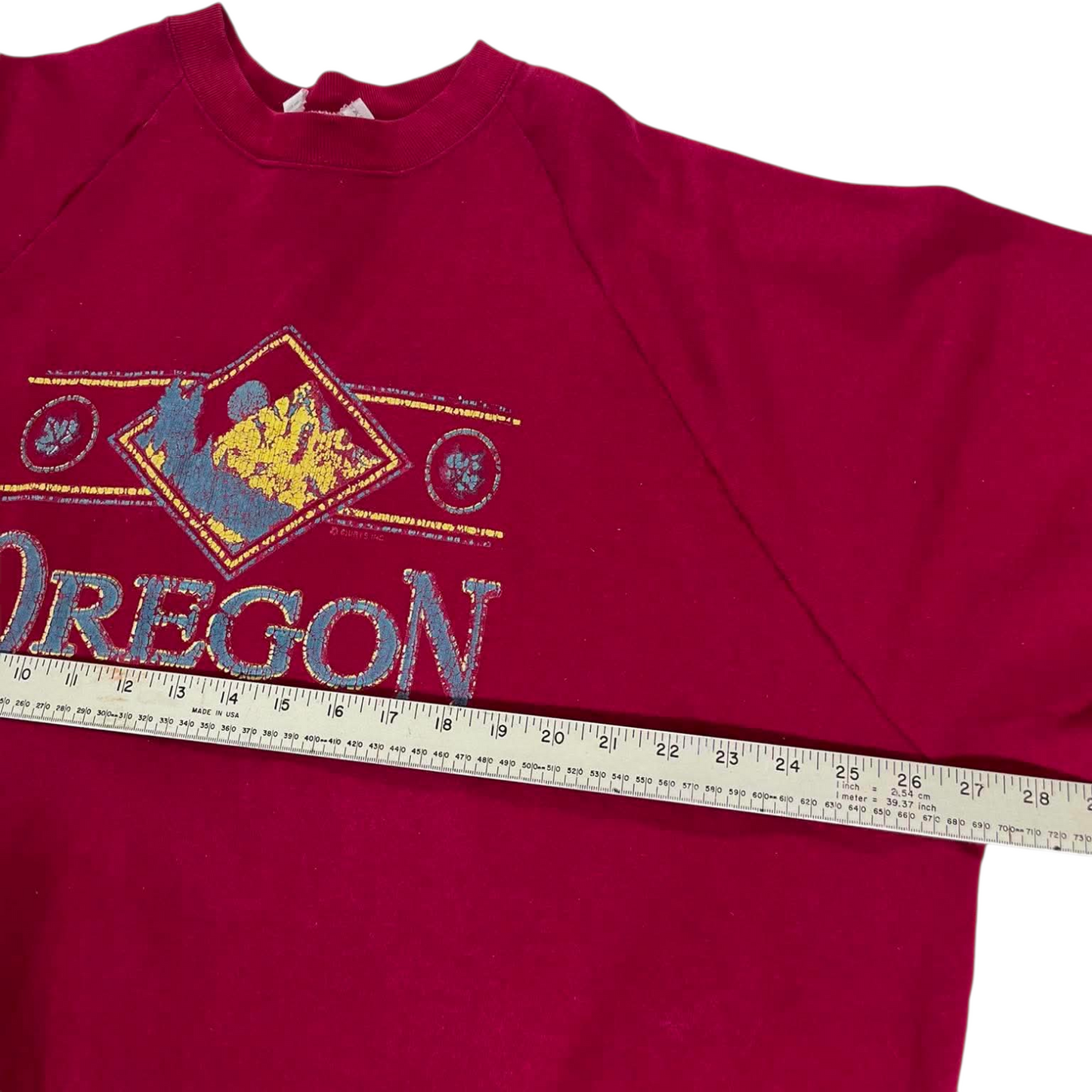 VINTAGE OREGON RED CREWNECK SWEATSHIRT (XL)