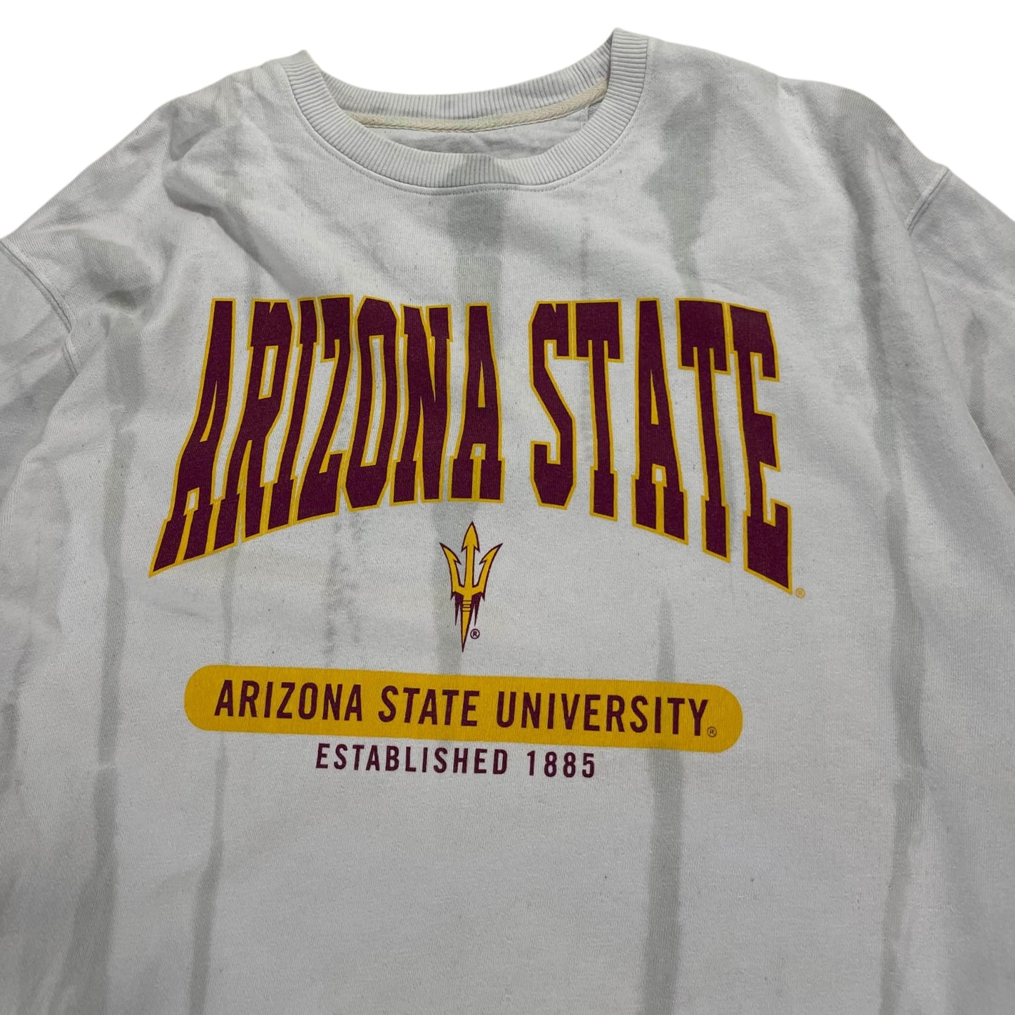 VINTAGE TRASHED VIBES ARIZONA STATE UNIVERSITY CREWNECK (XL)