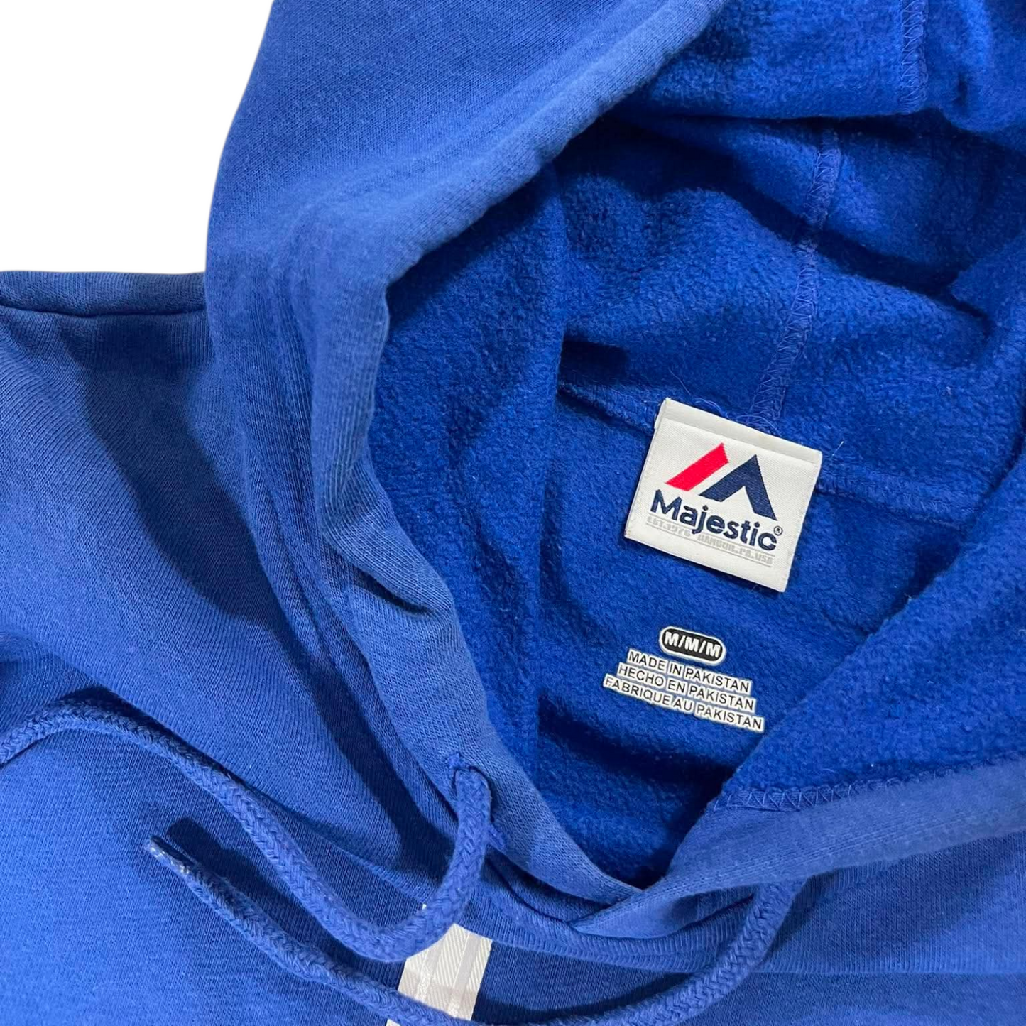 VINTAGE MAJESTIC ATHLETIC BLUE LOS ANGELES DODGERS HOODIE (M)