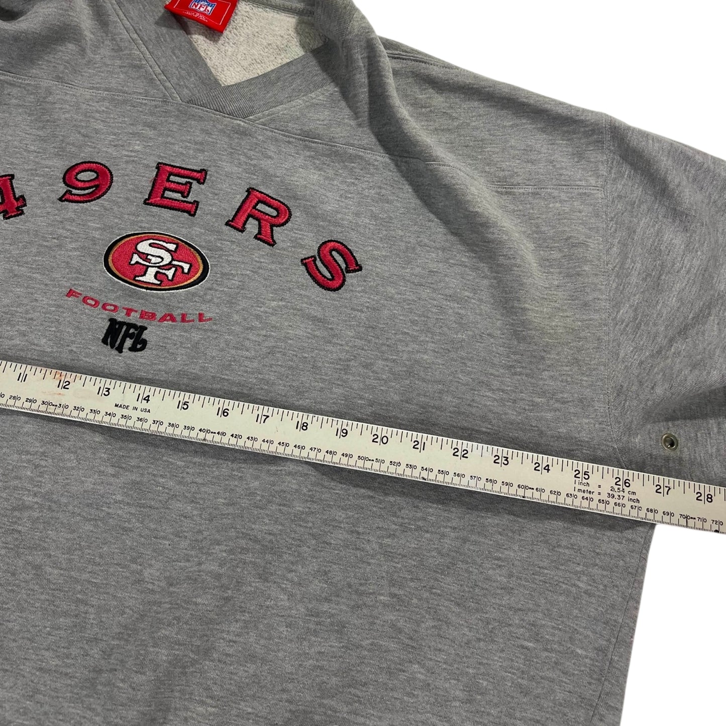 90S SAN FRANCISCO 49ERS GRAY CREWNECK (XXL)