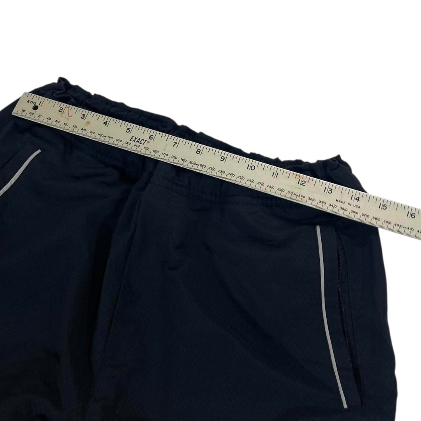 NIKE BLACK BAGGY TRACK PANTS ⁹ (L)