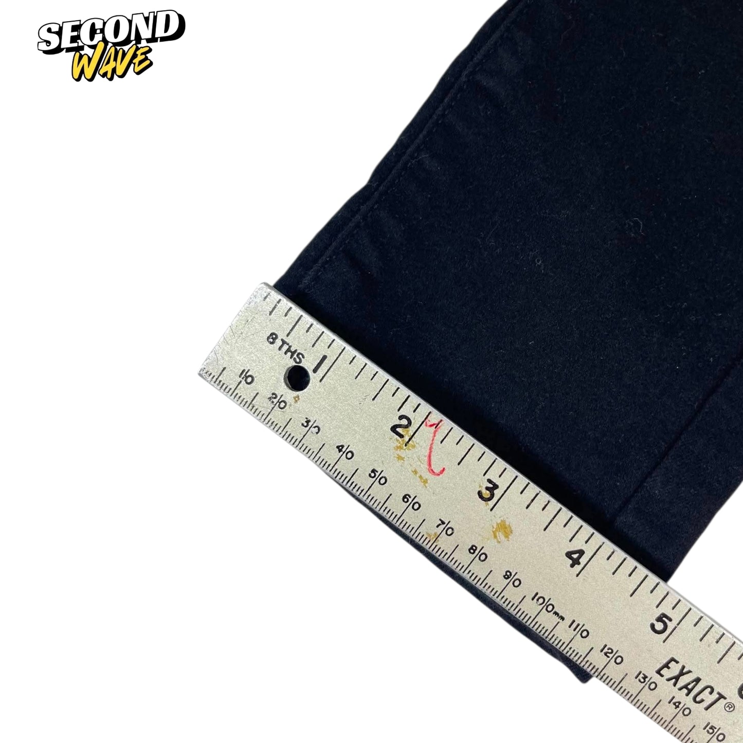 COUNTRY ROAD BLACK STRAIGHT SKINNY LEG PANTS (26)