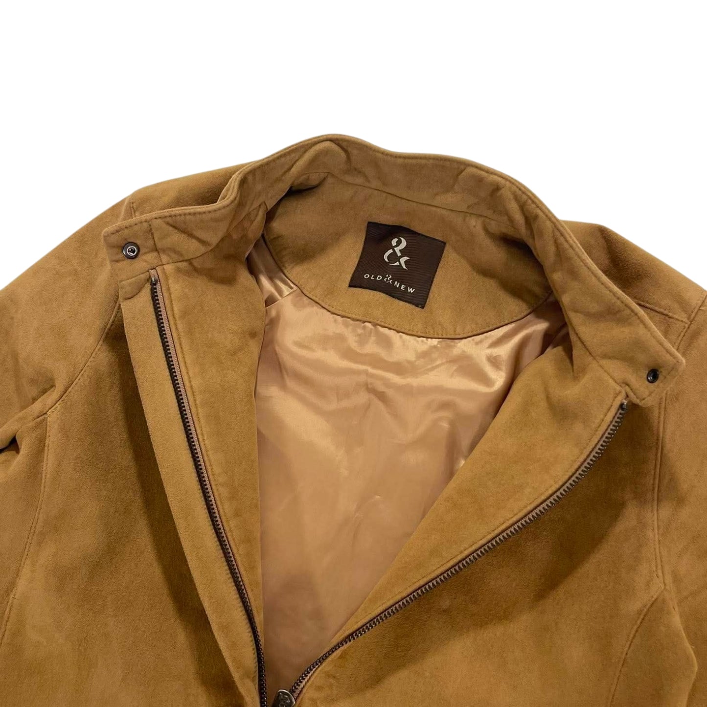 BROWN SUEDE JACKET (M)