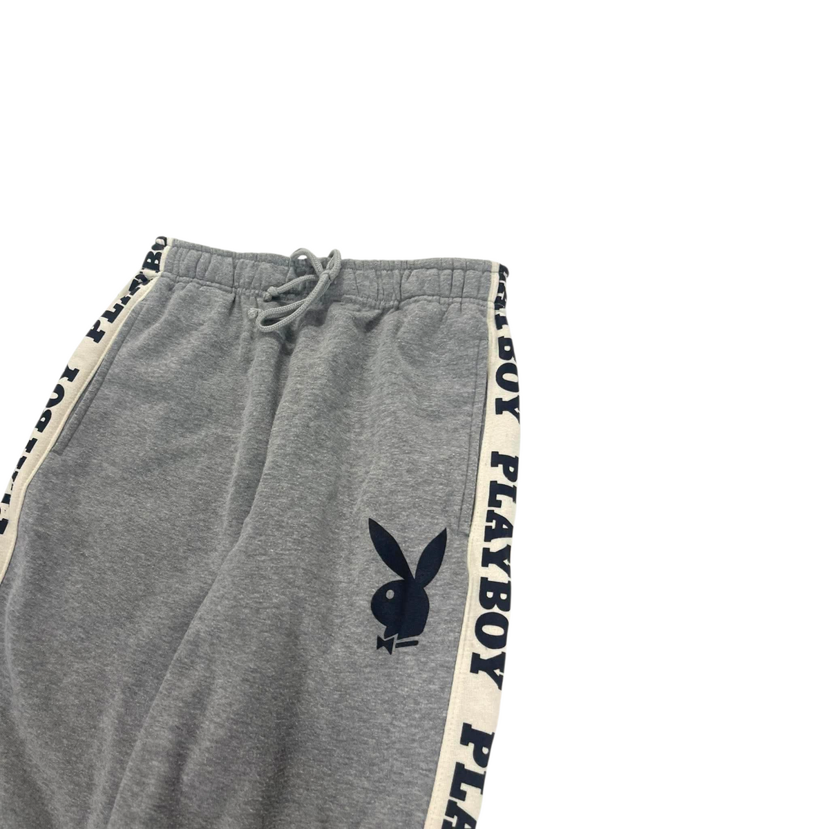 GRAY PLAYBOY SWEATPANTS (S)
