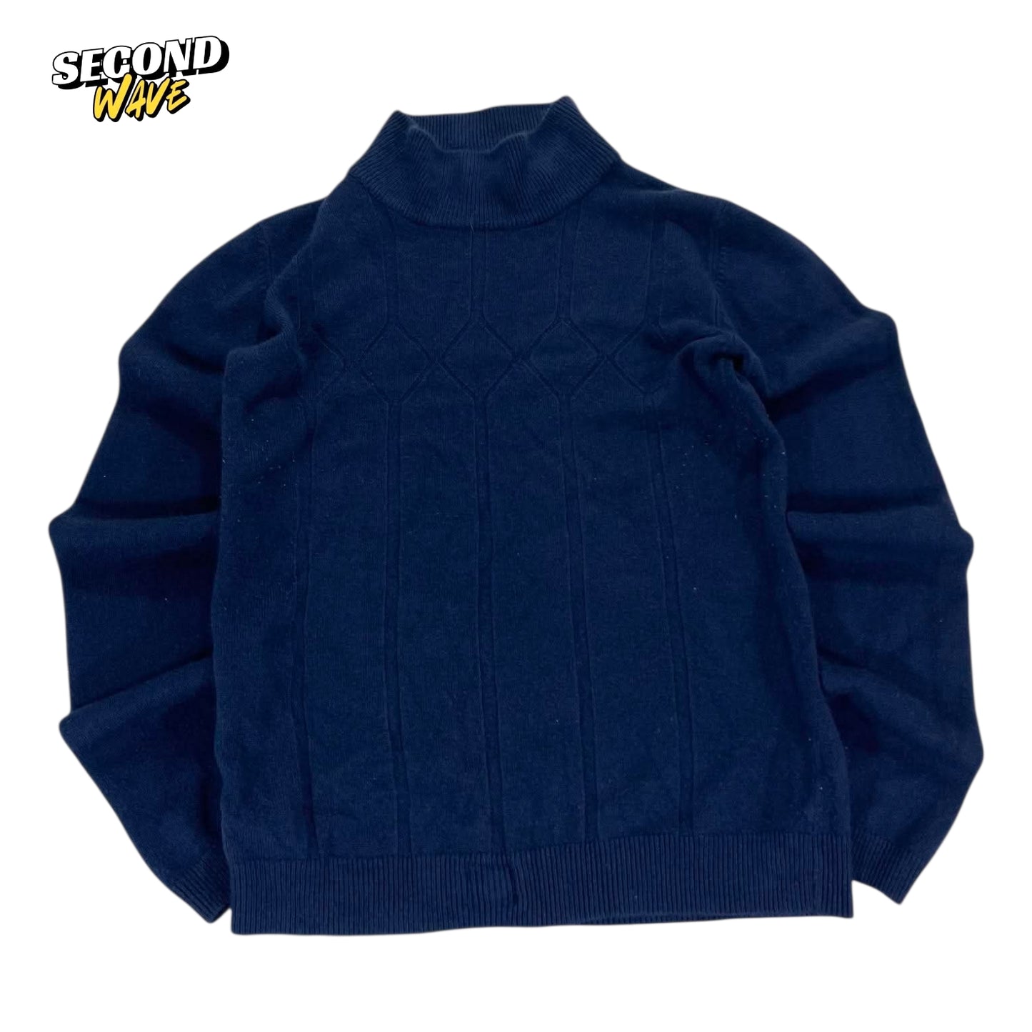 PICKABERRY NAVY BLUE TURTLENECK (S)