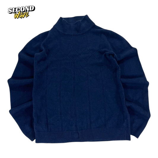 PICKABERRY NAVY BLUE TURTLENECK (S)