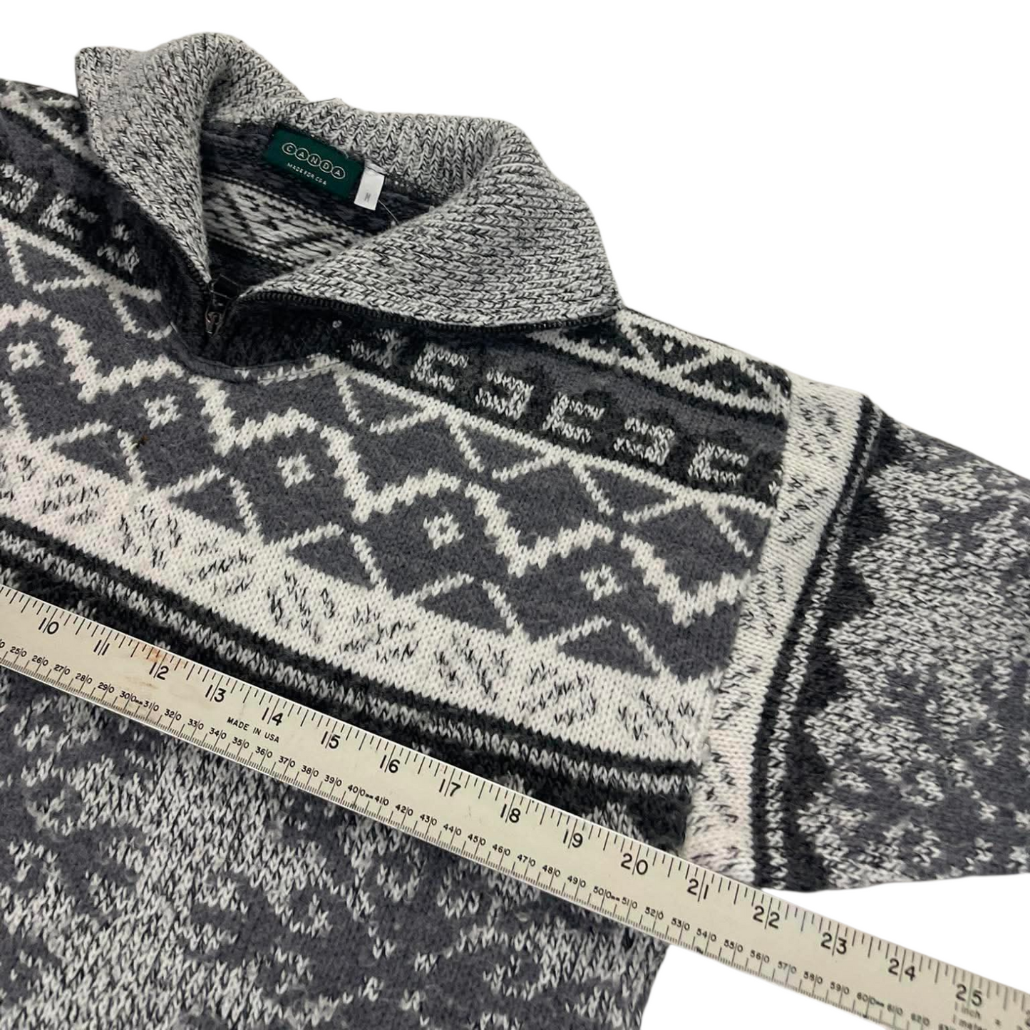 CANDA GRAY NORDIC PATTERNED (M)