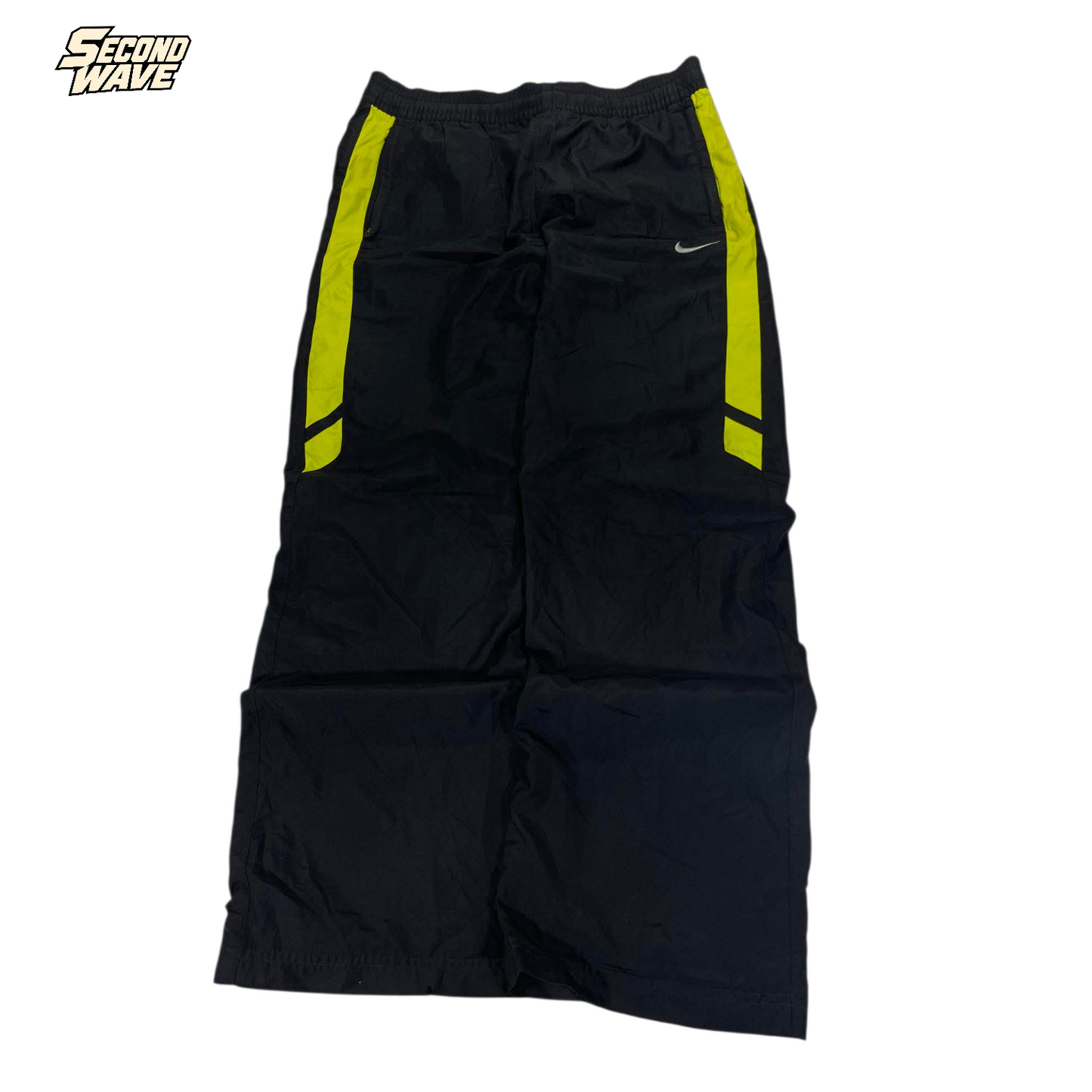 NIKE BLACK/NEON TRACK PANTS (L) ¹⁰
