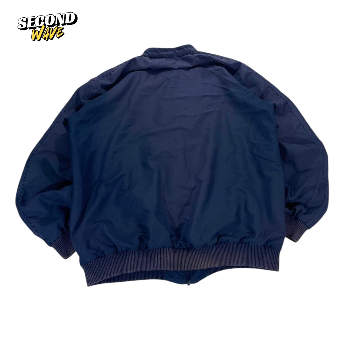 VINTAGE PILGRIM NAVY BLUE BOMBER JACKET (XL)