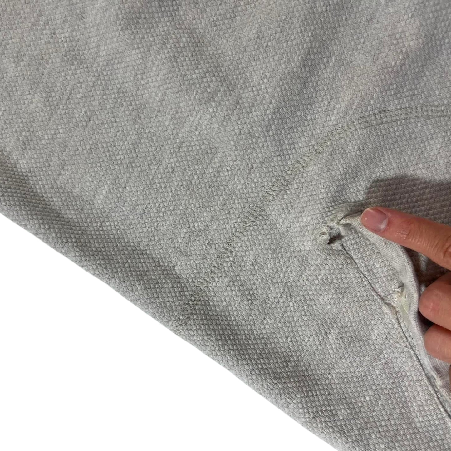 MADE IN NZ GREY STUDIO WORKS ZIP UP HOODIE (M-L)
