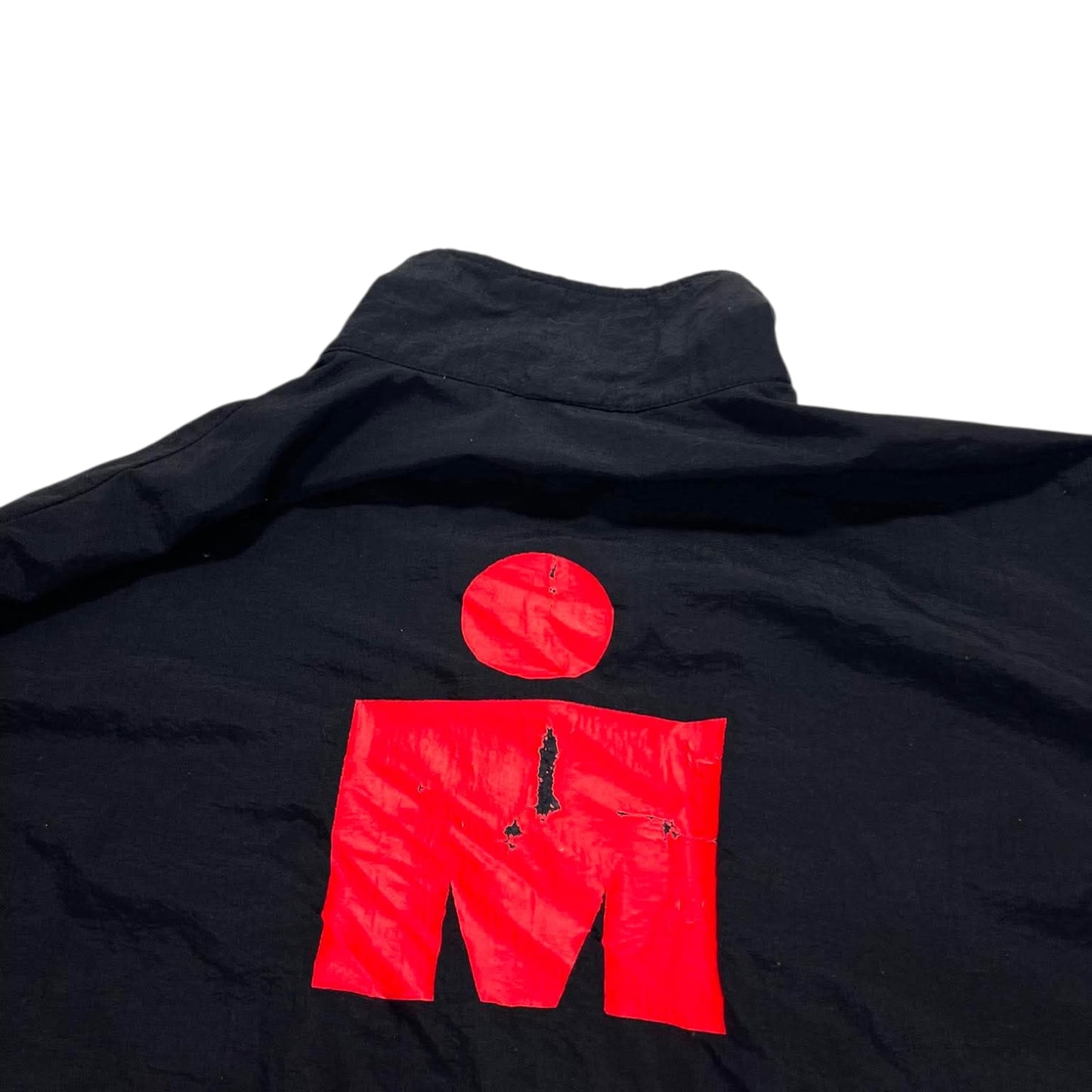 VINTAGE IRONMAN NEW ZEALAND TRIATHLON BLACK WINDBREAKER (L)