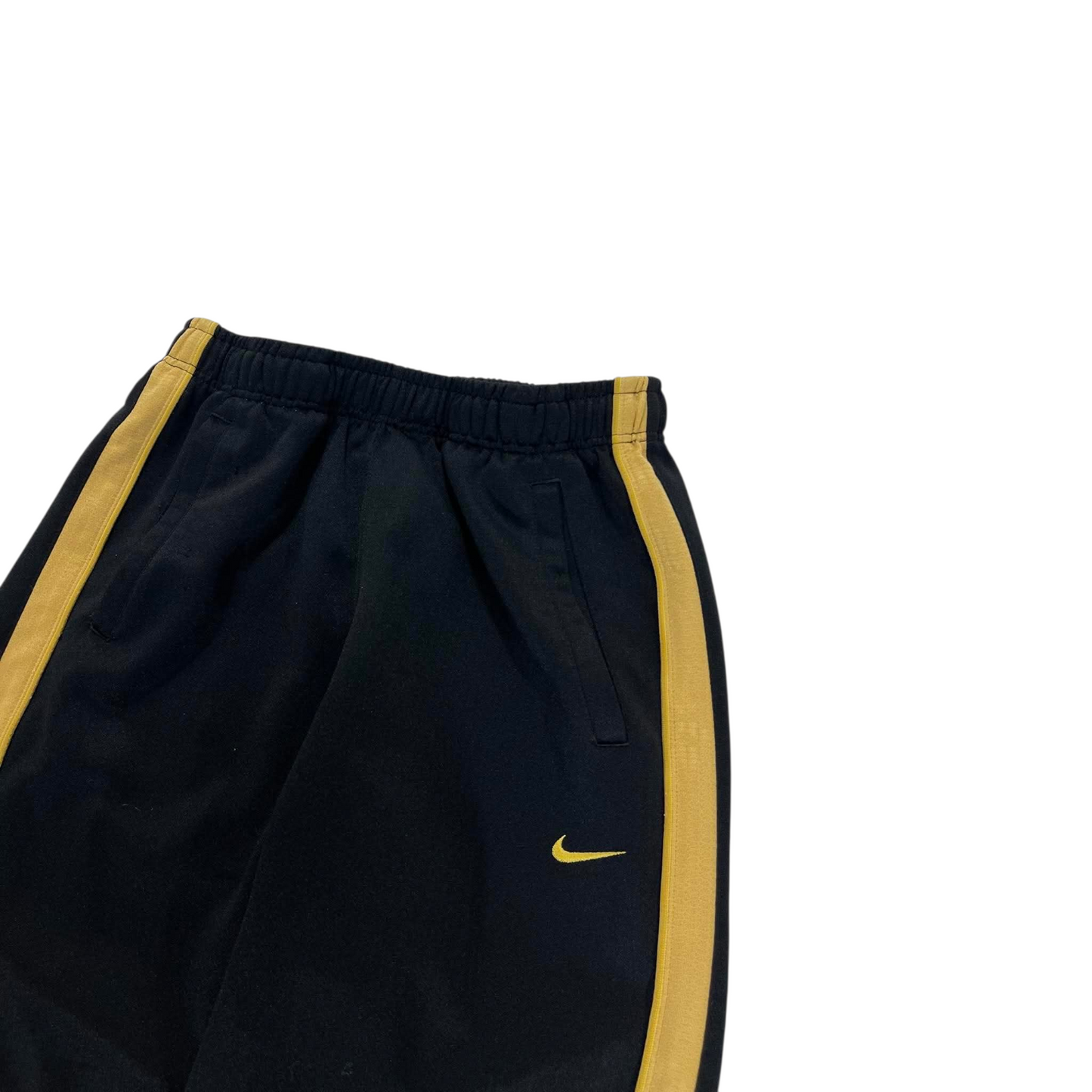 NIKE BLACK/GOLD TRACK PANTS (L) ¹⁰