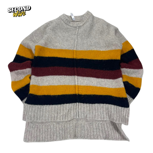 90s ANTHEM MULTICOLOURED STRIPED SWEATER (S-M)