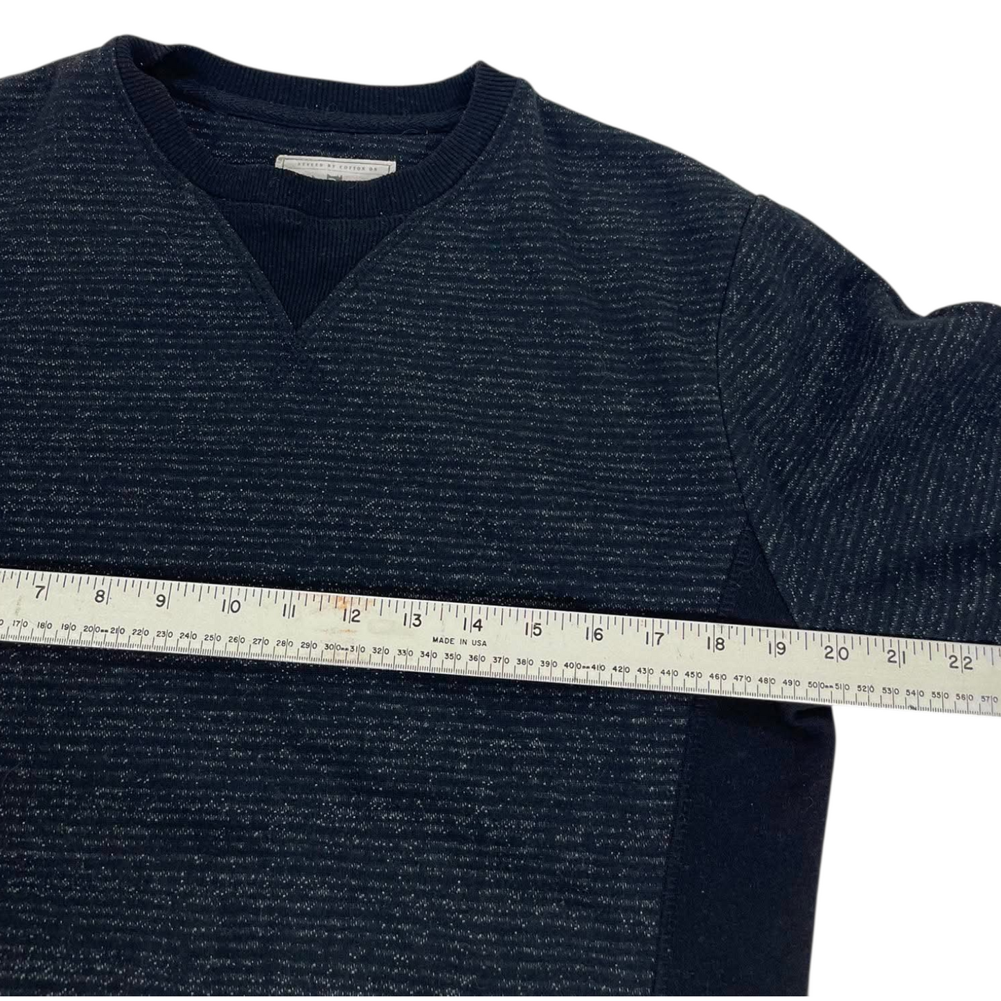 BRUNSWICK BLACK V NECK SWEATER (S)