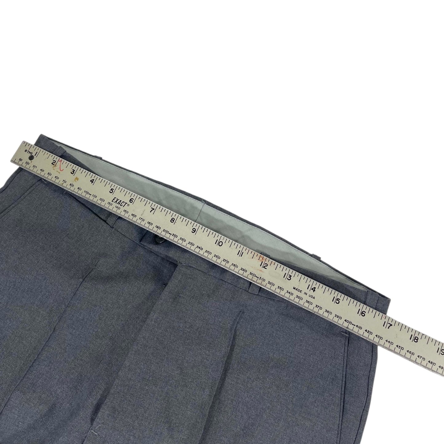 VINTAGE FARAH GRAY FLARED PANTS (34") BLK TAG