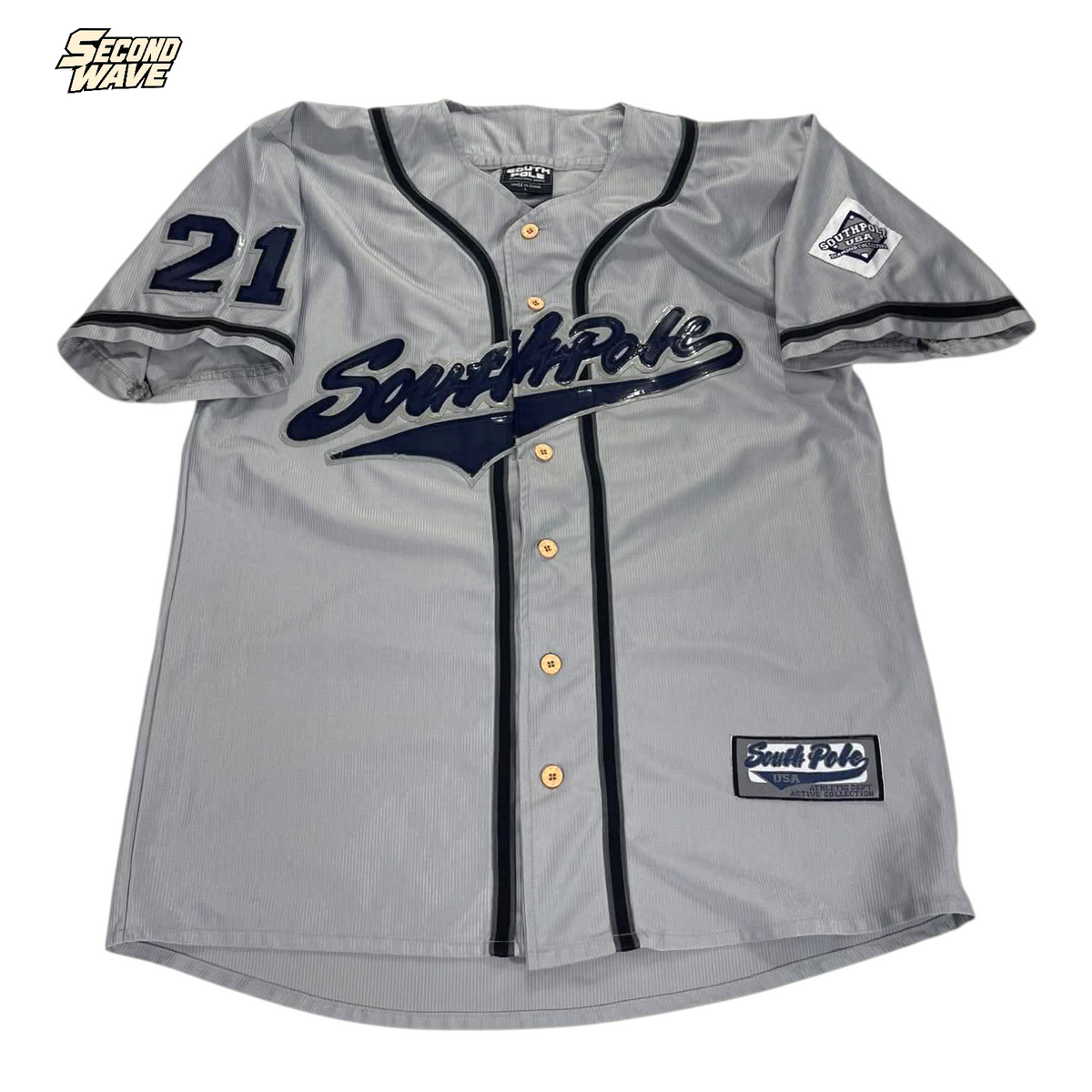 SOUTHPOLE GRAY BASEBALL JERSEY (L)