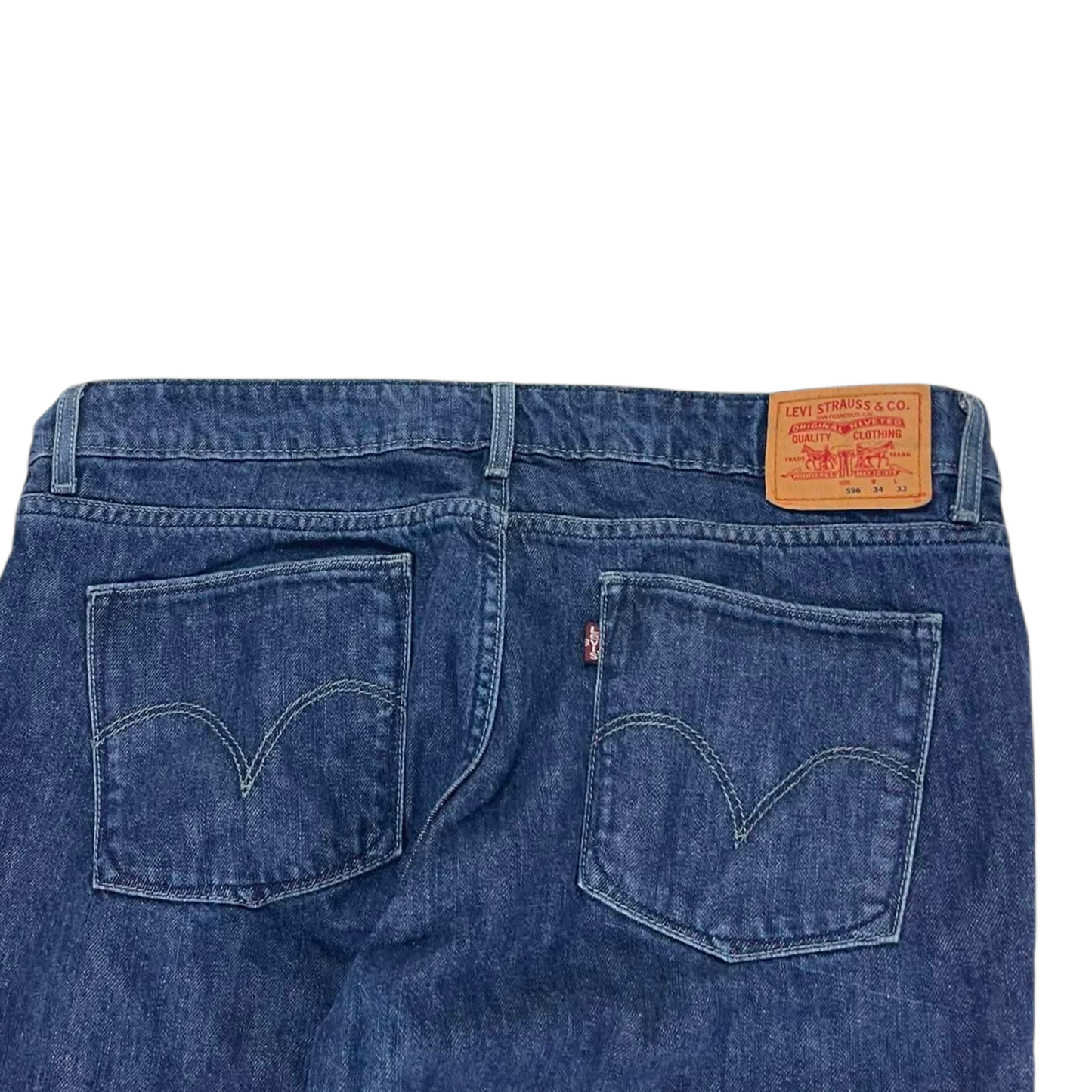 LEVI'S 505 BLUE JEANS (34/36)