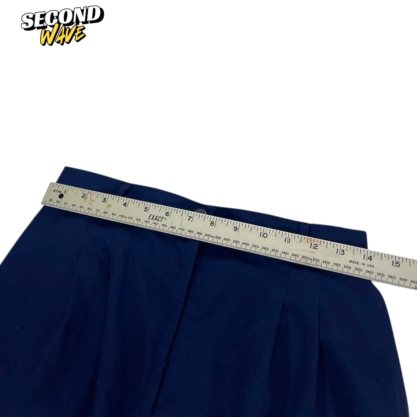 TOWN TREND NAVY BLUE WIDE LEG PANTS (32)
