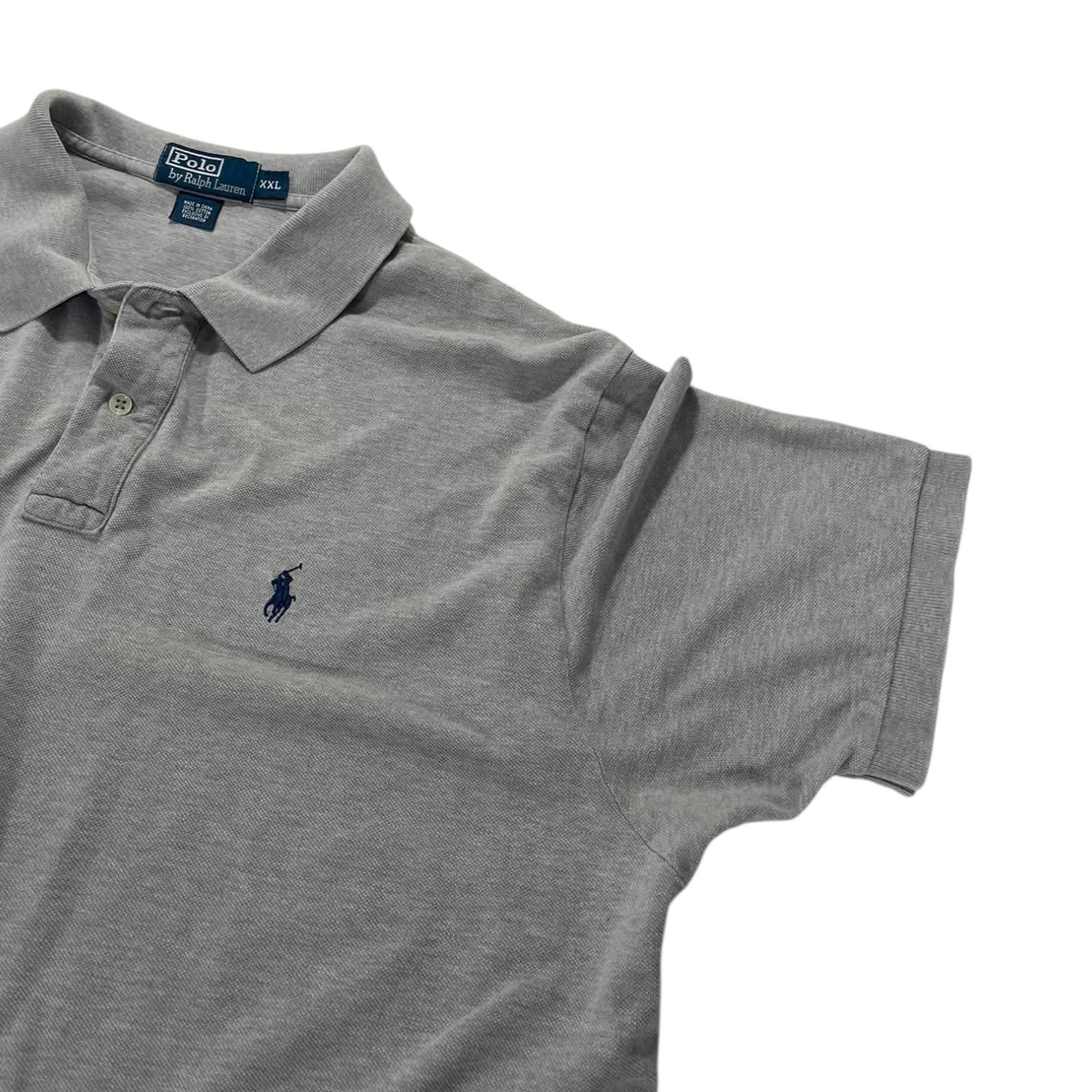 POLO RALPH LAUREN GRAY POLO SHIRT (XXL)