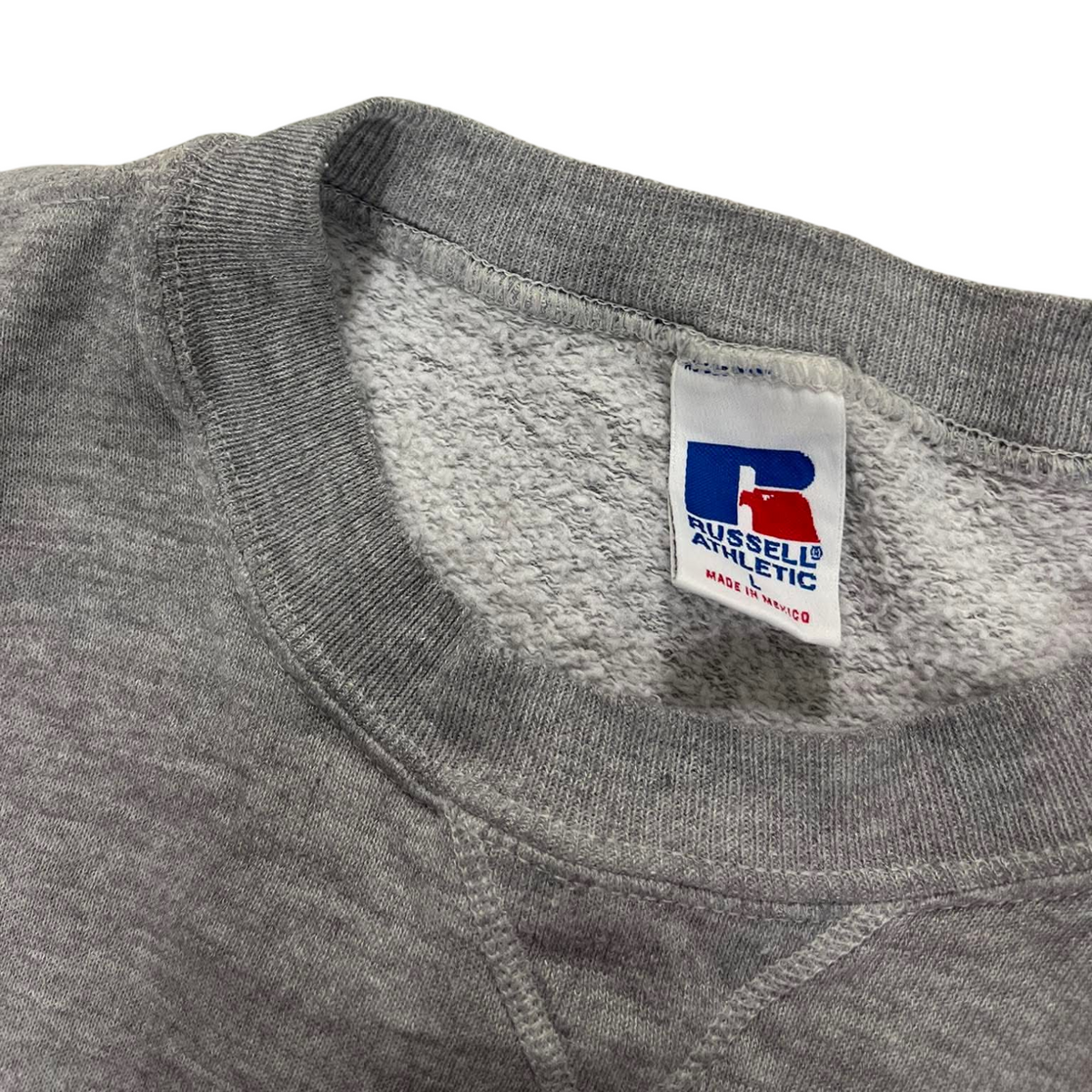 VINTAGE PRINCETON RUSSELL GREY CREWNECK (L)