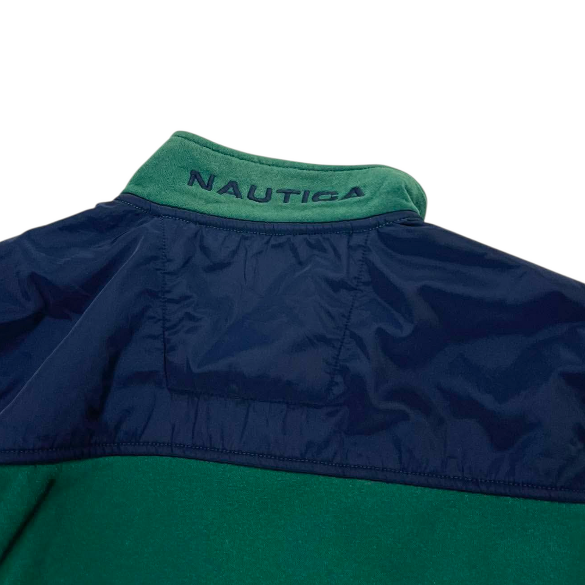 VINTAGE NAUTICA GREEN QUARTER ZIP (M)