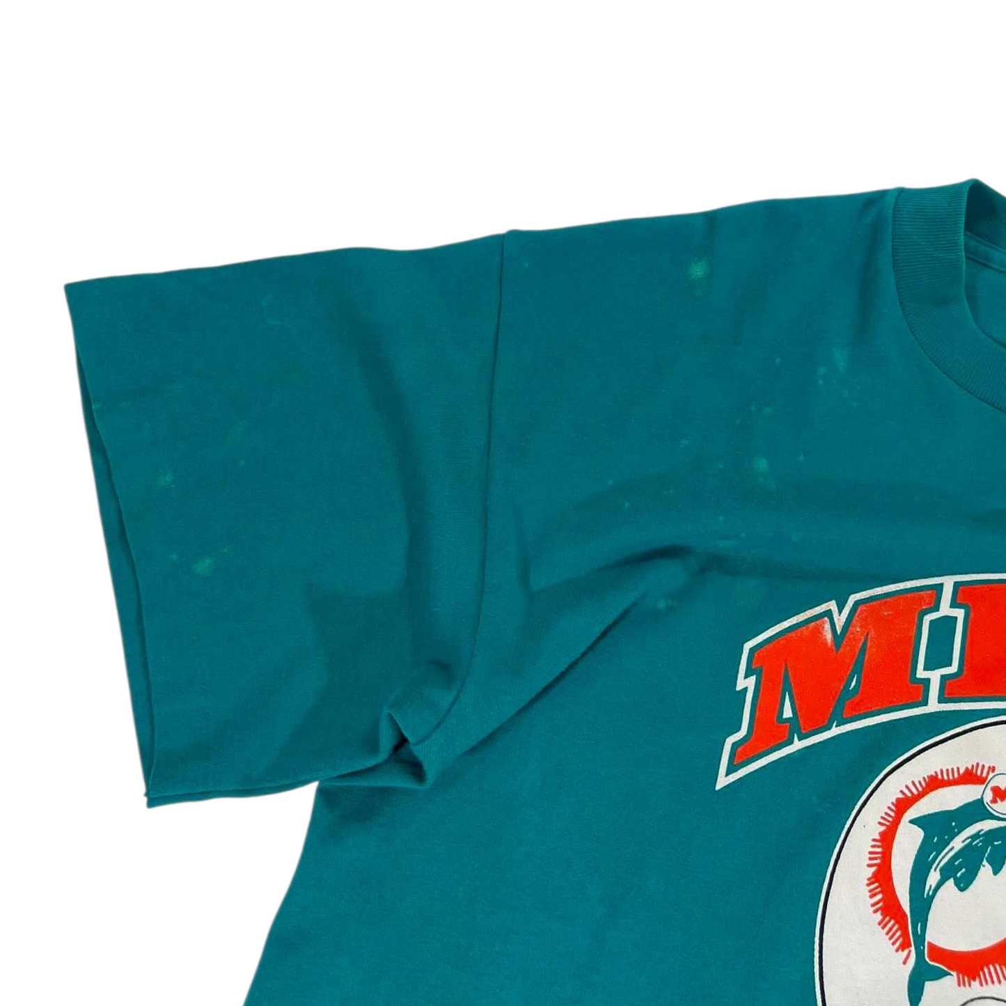 VINTAGE MIAMI DOLPHINS NFL GREEN T-SHIRT (L)