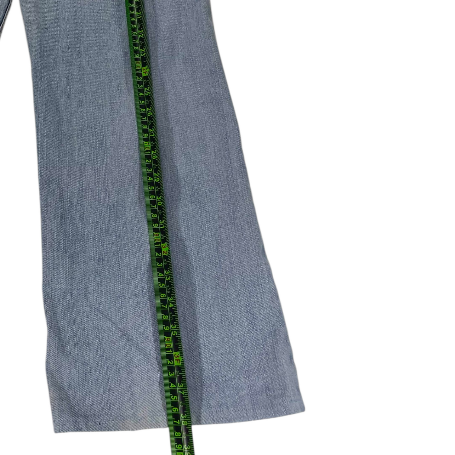 VINTAGE AMERICAN EAGLE LIGHT WASH WIDE LEG PANTS (32)