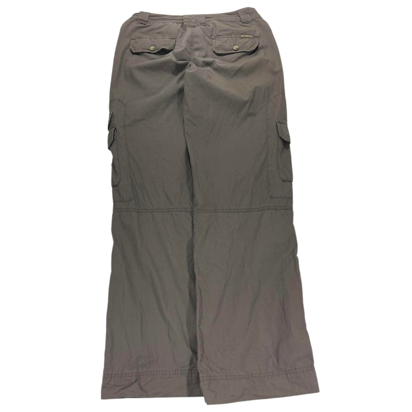 VINTAGE COLUMBIA KHAKI CARGO PANTS WITH MULTIPLE POCKETS (30)
