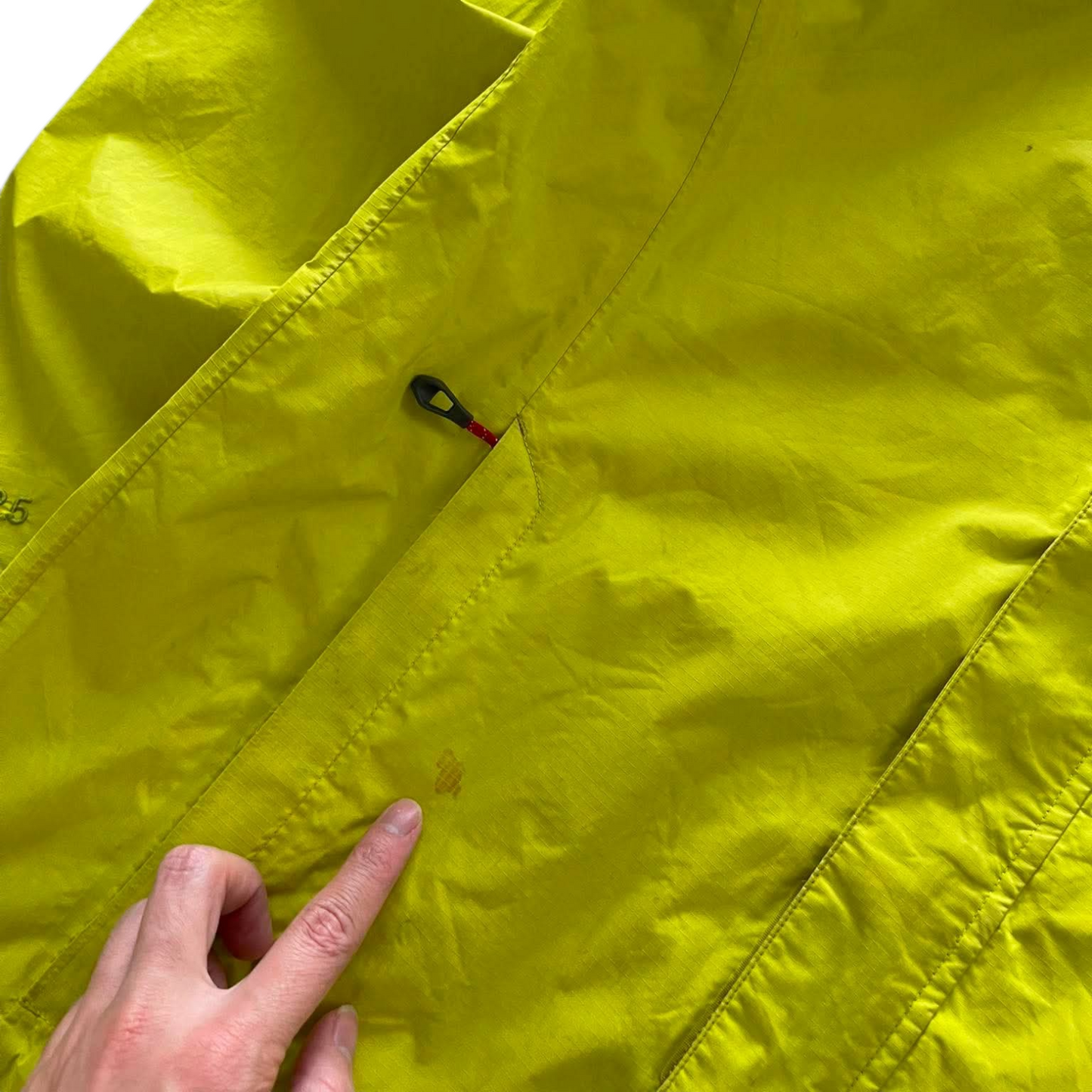 KATHMANDU YELLOW RAIN JACKET (L)