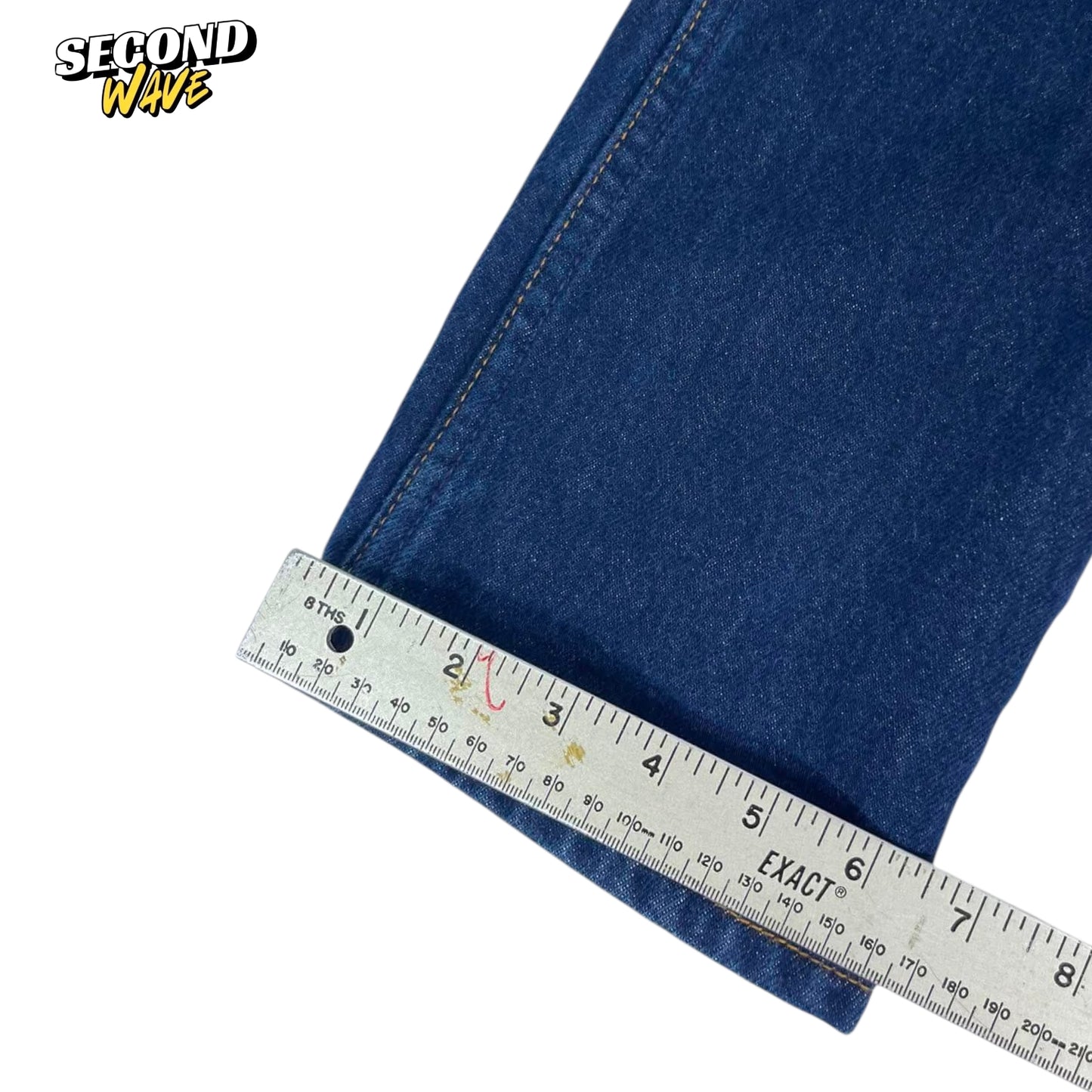LEVI'S 594 BLUE DENIM JEANS (27)