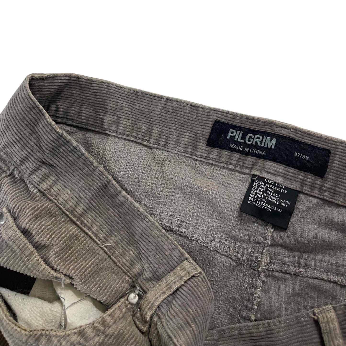 VINTAGE PILGRIM 100% COTTON CORDUROY PANTS (34")