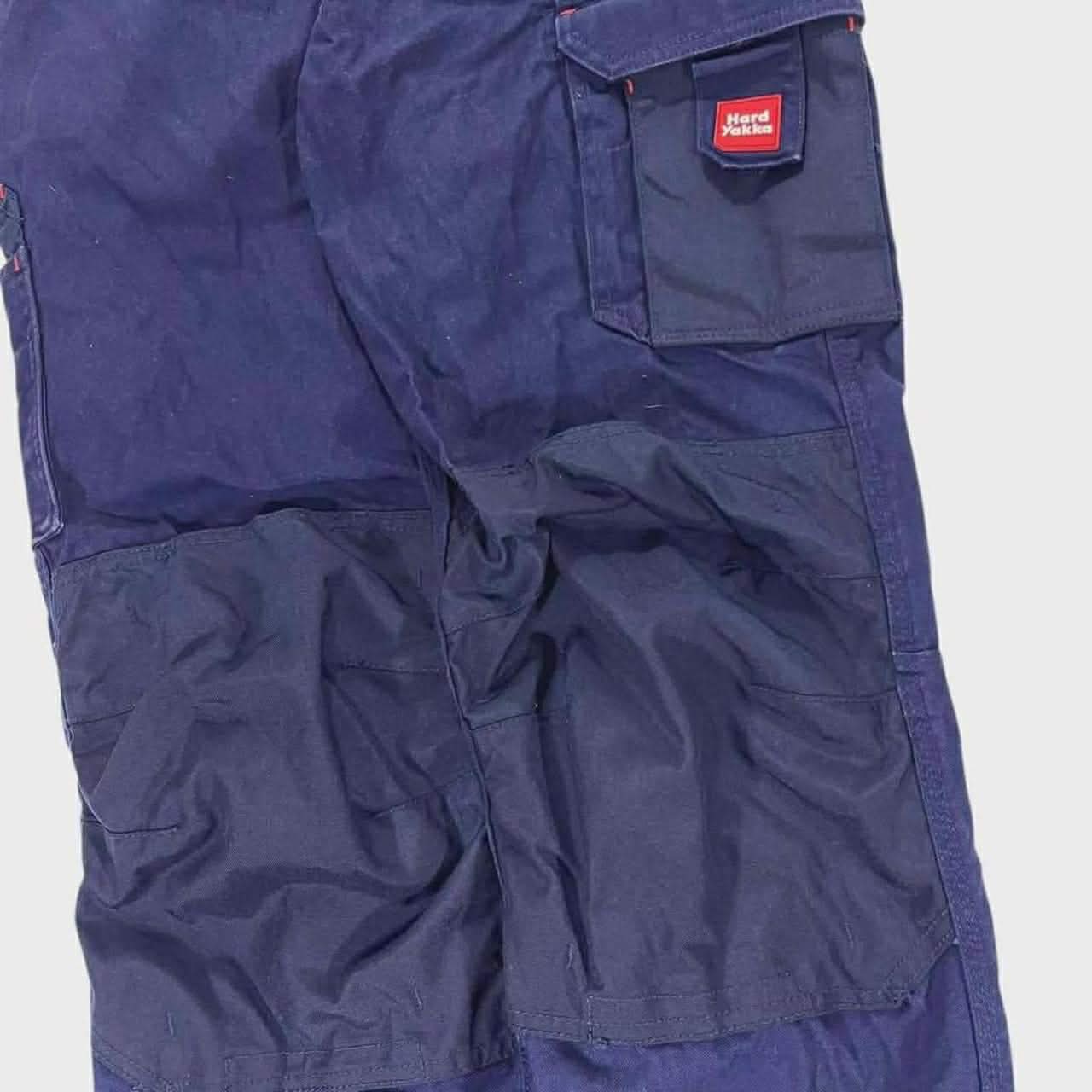 HARD YAKKA NAVY CARGO PANTS (32)