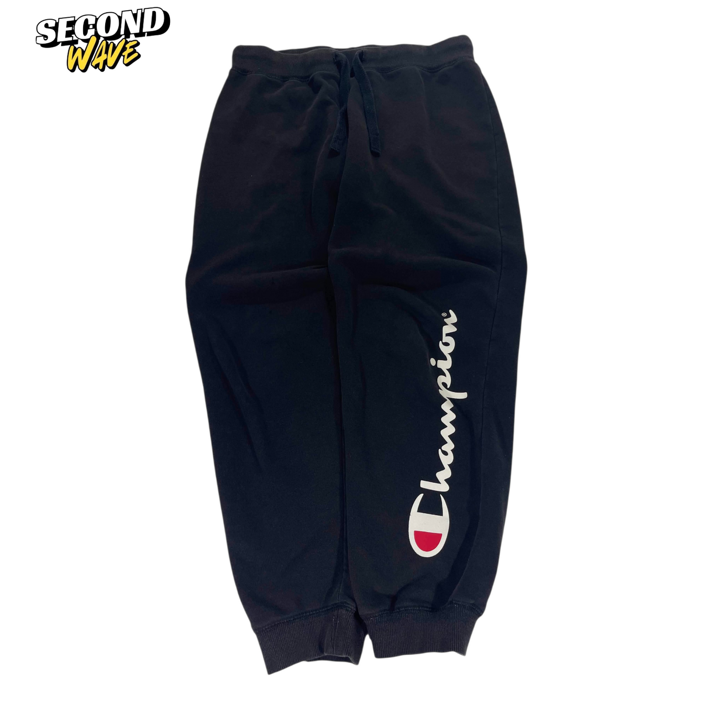 CHAMPION BLACK SWEATPANTS (L)