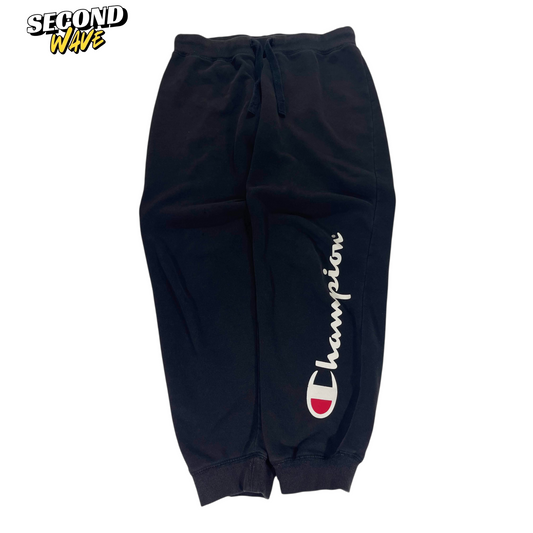 CHAMPION BLACK SWEATPANTS (L)