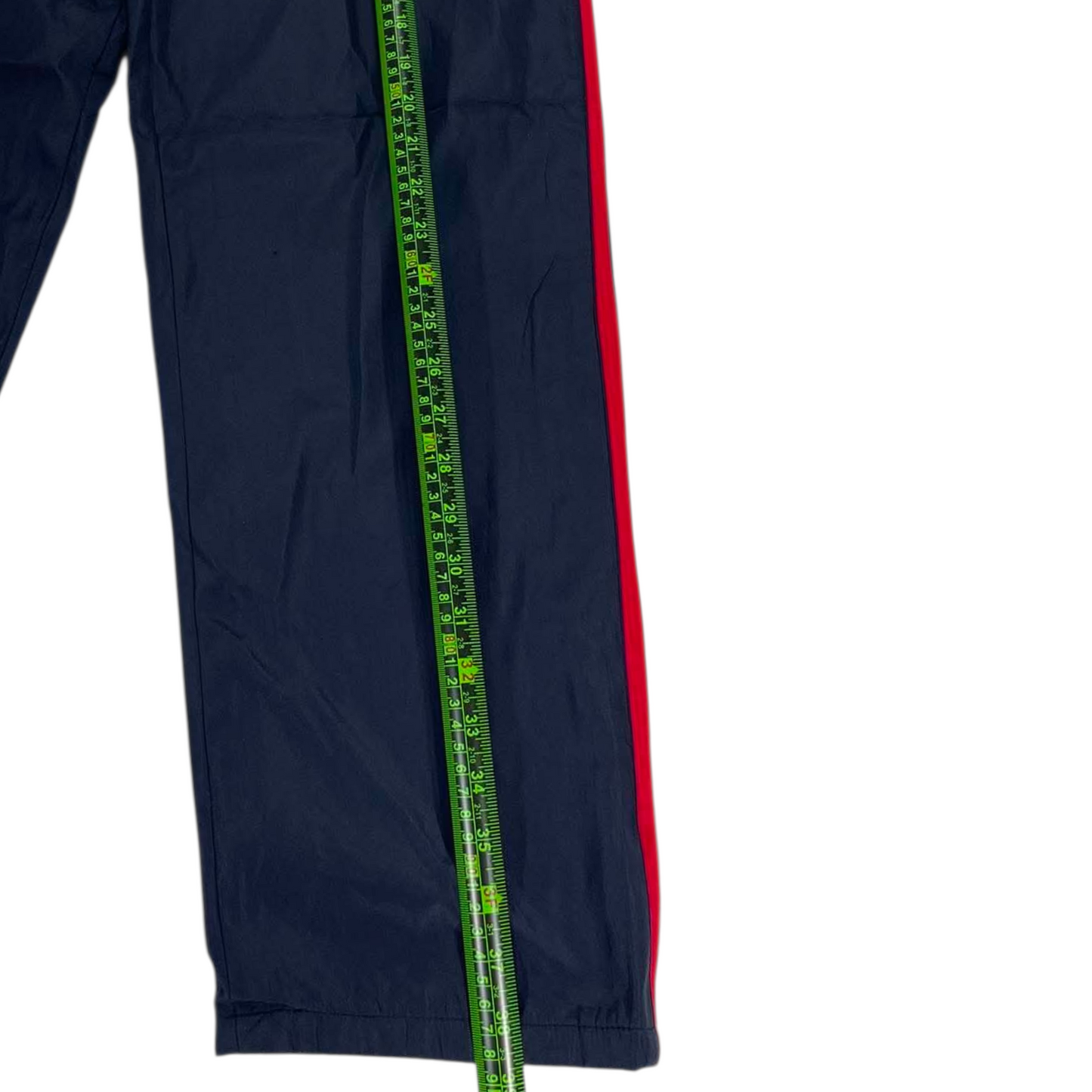 VINTAGE ADIDAS TRACK PANTS WITH RED STRIPES (S)