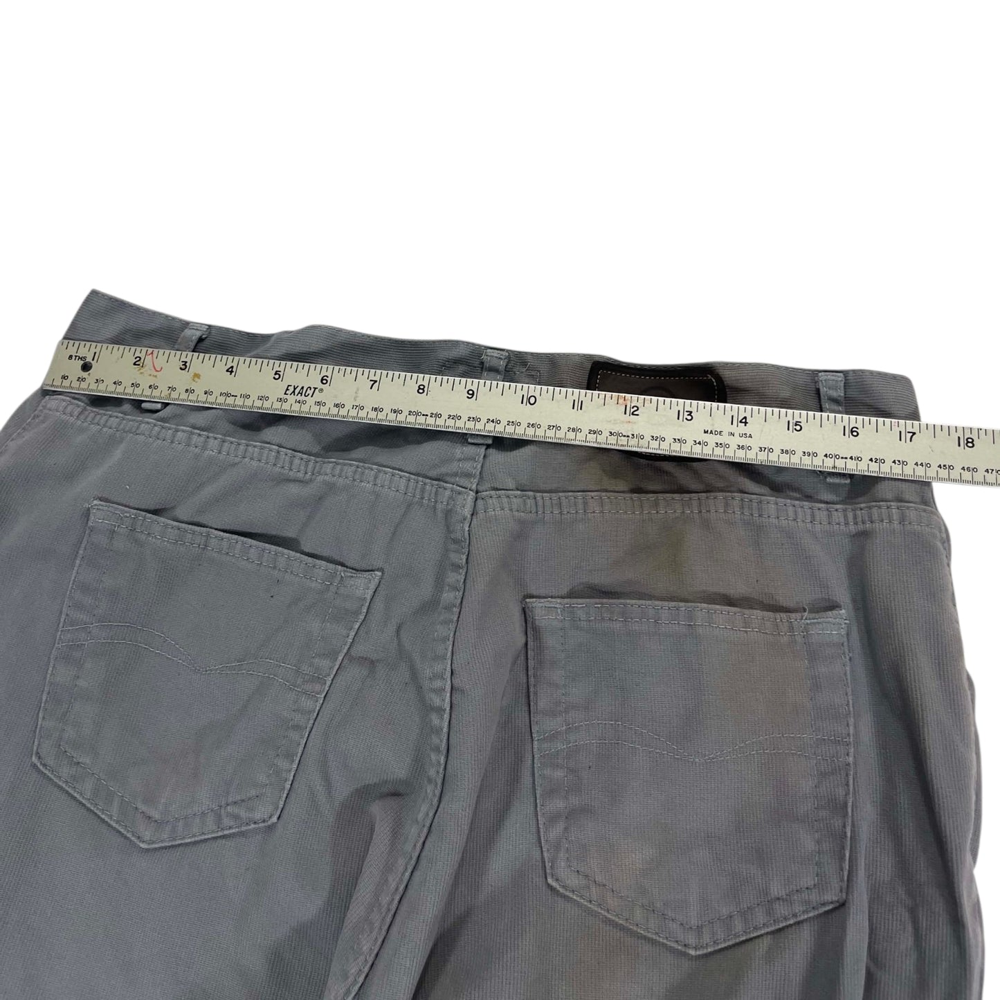 Y2K HAWKSHEAD BAGGY GRAY PANTS (36")