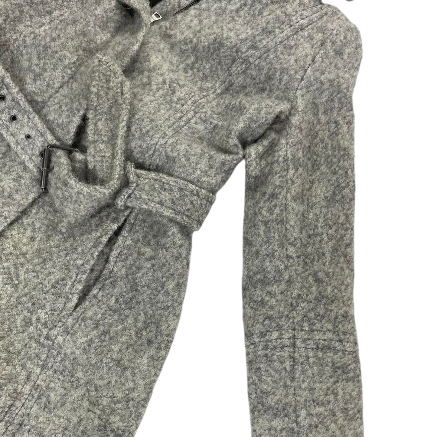 WOMENS ZARA GREY LONG COAT (L)