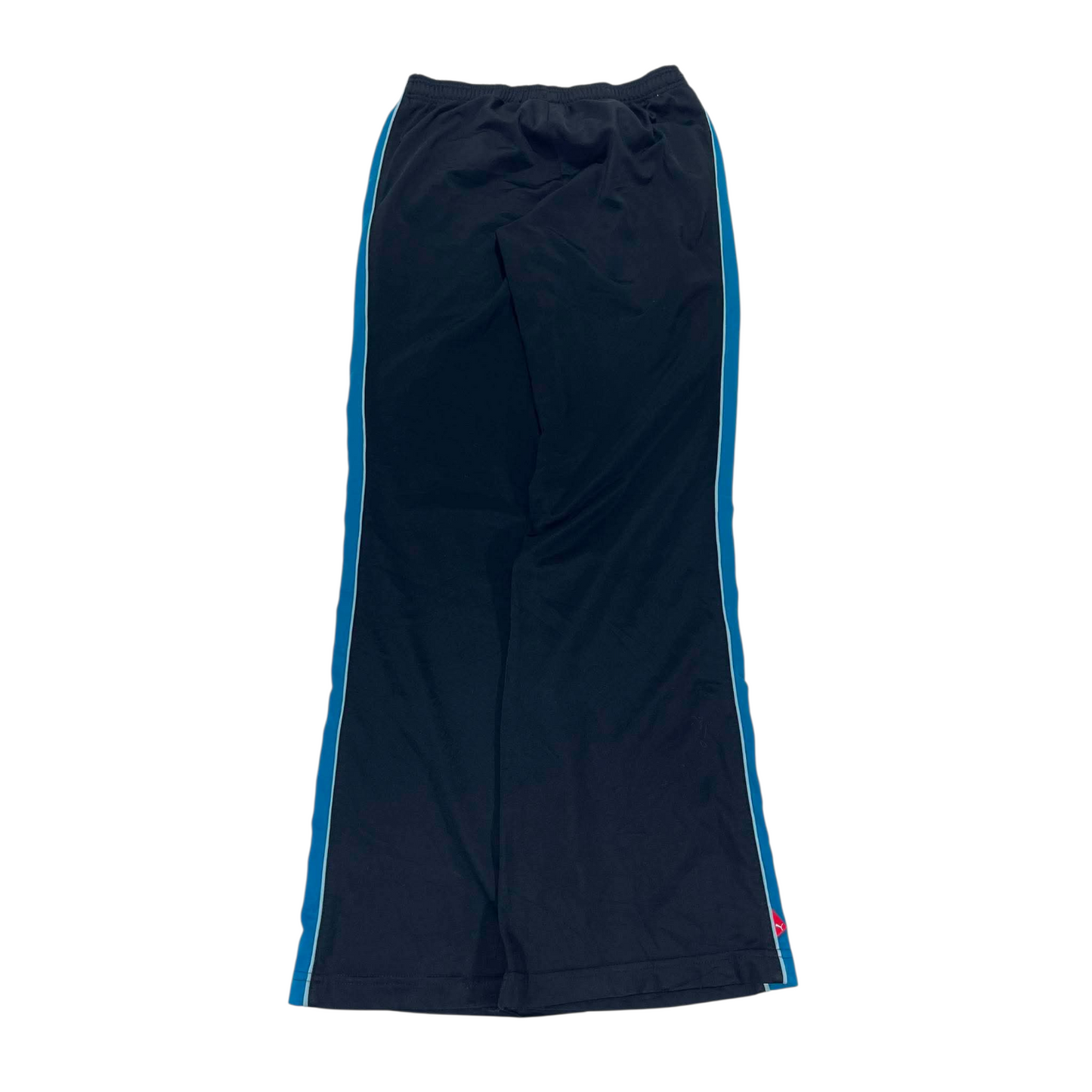 PUMA BLACK TRACI PANTS WITH BLUE STRIPES (S)