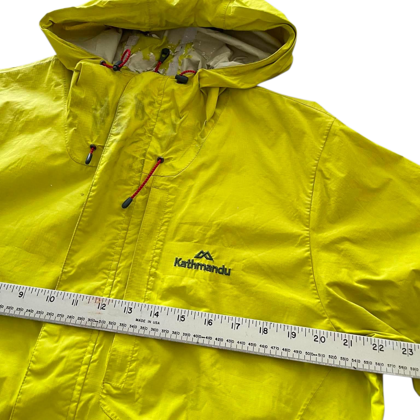 KATHMANDU YELLOW RAIN JACKET (L)