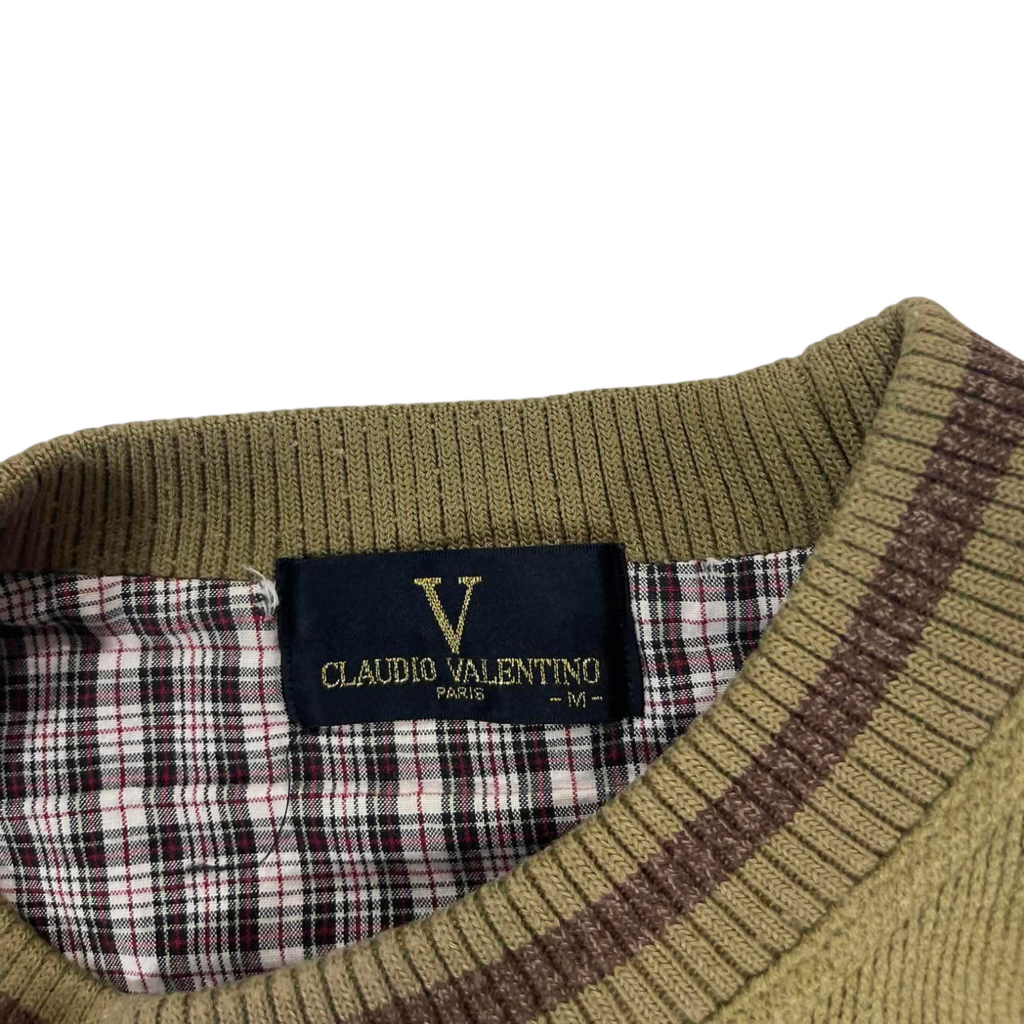 CLAUDIO VALENTINO GREEN CREWNECK (M)