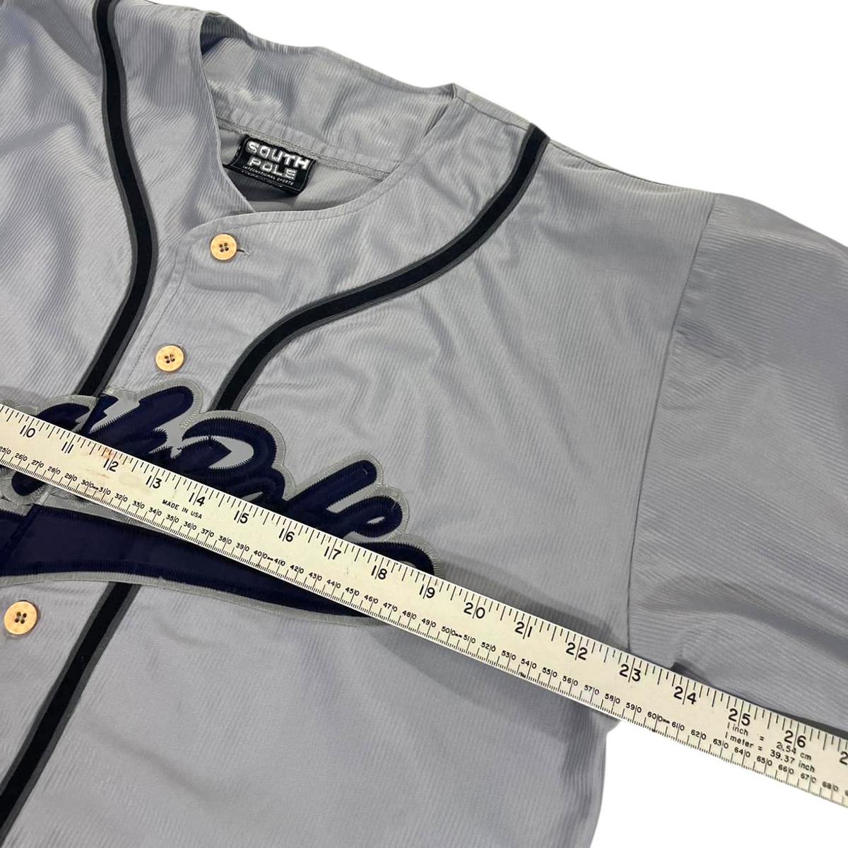 SOUTHPOLE GRAY BASEBALL JERSEY (L)