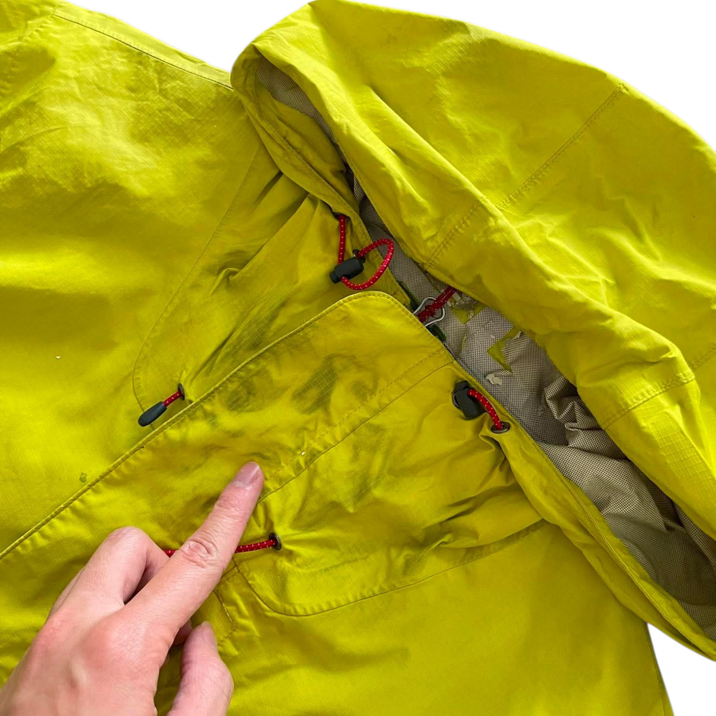 KATHMANDU YELLOW RAIN JACKET (L)