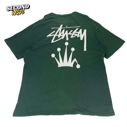 CROWN GREEN STUSSY GREEN CROWN TEE (XL)