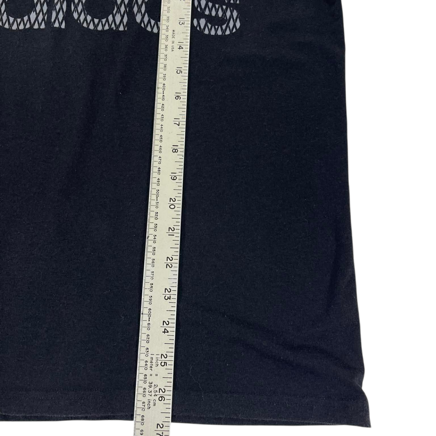 ADIDAS CLASSIC COTTON T-SHIRT WITH BOLD GRAPHIC LOGO (M)